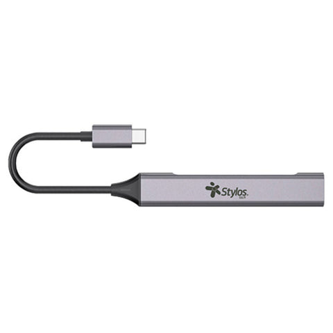 Hub Multipuerto Stylos 4 En 1 Usb Tipo C A 3 Puertos Usb (Stcbhub42g) Hub Multipuerto Stylos 4 En 1 Usb Tipo C A 3 Puertos Usb (Stcbhub42g)