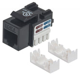 Jack De Impacto Utp Cat6 Calibre 22 Al 26awg Intellinet Negro 210720