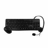 Kit 3 En 1 Multimedia Acteck Teclado, Mouse Y Diadema Creator Ac-931687
