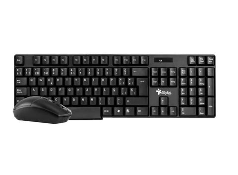 Kit Mouse Y Teclado Stylos Inalámbrico 105 Teclas, 3 Botones(Stpktm3b) Kit Mouse Y Teclado Stylos Inalámbrico 105 Teclas, 3 Botones(Stpktm3b)