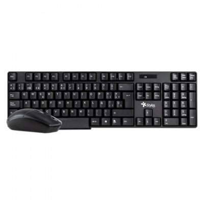 Kit Mouse Y Teclado Stylos Inalámbrico 105 Teclas, 3 Botones(Stpktm3b) Kit Mouse Y Teclado Stylos Inalámbrico 105 Teclas, 3 Botones(Stpktm3b)