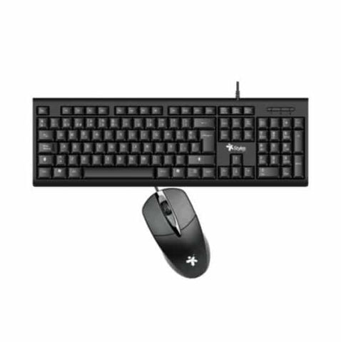 Kit Stylos Mouse Y Teclado Alambrico 105/3 Teclas Español (Stpktm4B) Kit Stylos Mouse Y Teclado Alambrico 105/3 Teclas Español (Stpktm4B)