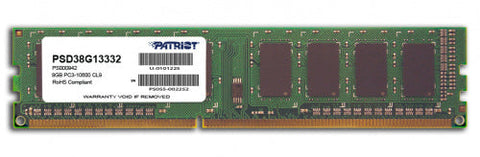 Memoria Ddr3 Patriot Signature 8gb 1333mhz Udimm (Psd38g13332) Memoria Ddr3 Patriot Signature 8gb 1333mhz Udimm (Psd38g13332)