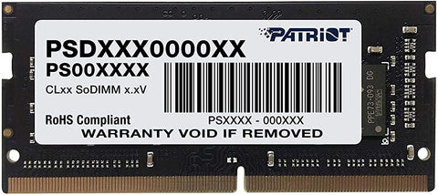 Memoria Ddr4 Patriot Signature 8gb 2400mhz Sodimm (Psd48g240081s) Memoria Ddr4 Patriot Signature 8gb 2400mhz Sodimm (Psd48g240081s)