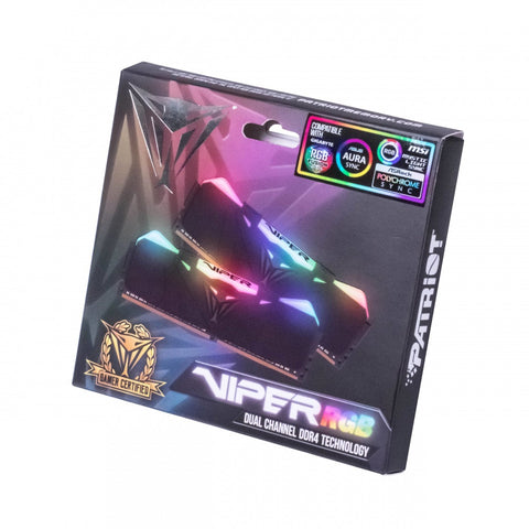 Memoria Ddr4 Patriot Viper Rgb 16gb(2x8gb)4000mhz Udimm Pvr416g400c9k Memoria Ddr4 Patriot Viper Rgb 16gb(2x8gb)4000mhz Udimm Pvr416g400c9k