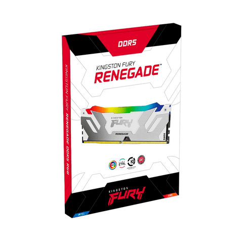 Memoria Ddr5 Kingston Fury Rng,  White Rgb 32Gb 6000Mhz (Kf560C32Rwa-32) Memoria Ddr5 Kingston Fury Rng,  White Rgb 32Gb 6000Mhz (Kf560C32Rwa-32)