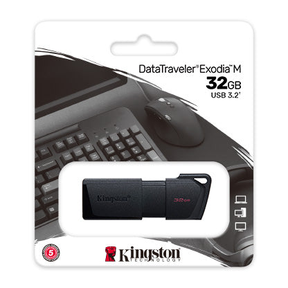 Memoria Flash Kingston 32gb Usb 3.2 Gen 1 Exodia M(Dtxm/32gb) Memoria Flash Kingston 32gb Usb 3.2 Gen 1 Exodia M(Dtxm/32gb)