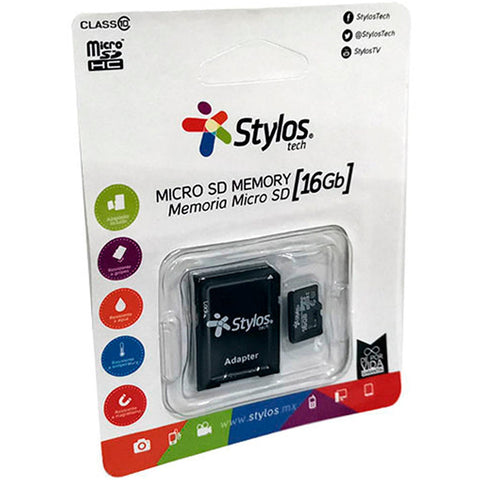 Memoria Micro Sd Stylos 16 Gb (Stms161b) Memoria Micro Sd Stylos 16 Gb (Stms161b)