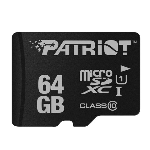 Memoria Micro Sdhc Patriot Lx Series 64 Gb Uhs-1 (Psf64gmdc10) Memoria Micro Sdhc Patriot Lx Series 64 Gb Uhs-1 (Psf64gmdc10)