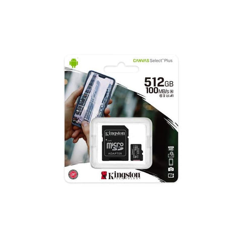 Memoria Micro Sdxc 100r A1 Cl10 Kingston 512 Gb (Sdcs2/512gb) Memoria Micro Sdxc 100r A1 Cl10 Kingston 512 Gb (Sdcs2/512gb)