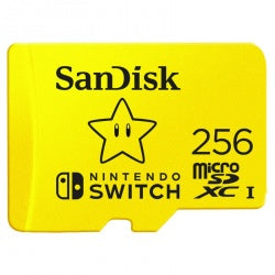 Memoria Sandisk Micro Sdxc Nintendo Switch 256gb (Sdsqxao-256g-Gnczn) Memoria Sandisk Micro Sdxc Nintendo Switch 256gb (Sdsqxao-256g-Gnczn)
