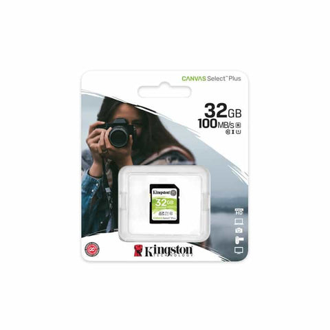 Memoria Sd Kingston Sdhc Canvas Select 100r Cl10 Uhs-I V10 (Sds2/32gb) Memoria Sd Kingston Sdhc Canvas Select 100r Cl10 Uhs-I V10 (Sds2/32gb)