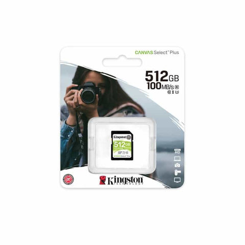 Memoria Sd Kingston Sdxc Canvas Select 100r Cl10 Uhs-I V30(Sds2/512gb) Memoria Sd Kingston Sdxc Canvas Select 100r Cl10 Uhs-I V30(Sds2/512gb)
