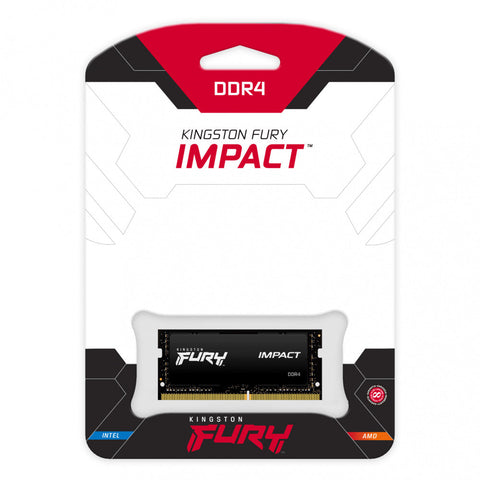 Memoria Sodimm Ddr4 Fury Impact R Cl15 8Gb 2666Mhz   (Kf426S15Ib/8R) Memoria Sodimm Ddr4 Fury Impact R Cl15 8Gb 2666Mhz   (Kf426S15Ib/8R)