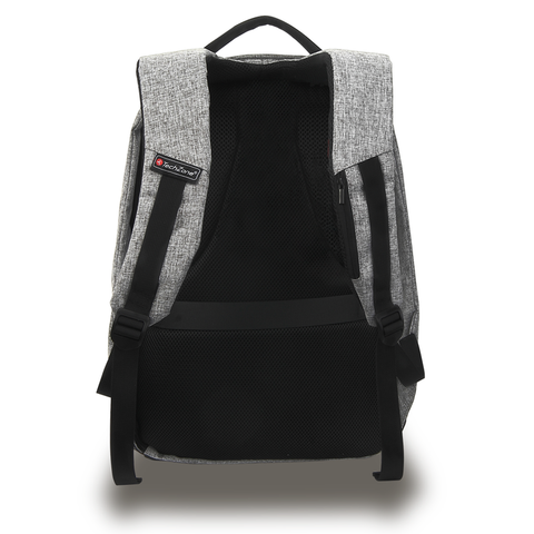 Mochila Backpack Techzone Tz18lbp02 Antirrobo 17 Negro Gris Mochila Backpack Techzone Tz18lbp02 Antirrobo 17 Negro Gris