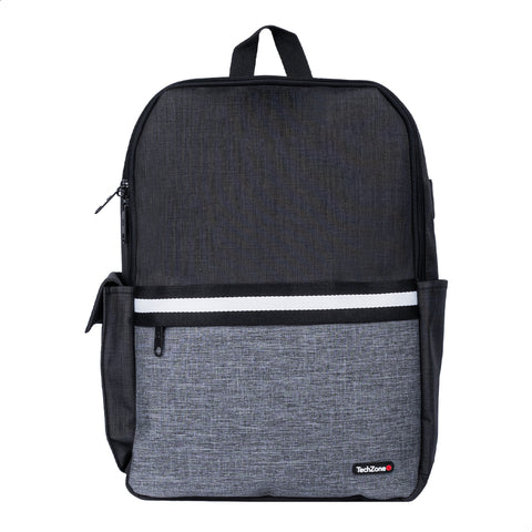 Mochila Backpack Techzone Tz21lbp01-A Negra Mochila Backpack Techzone Tz21lbp01-A Negra