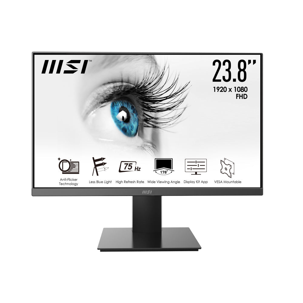 Monitor Msi Flat Full Hd 75Hz 23.8 Pro-Mp241X Cert Tuv