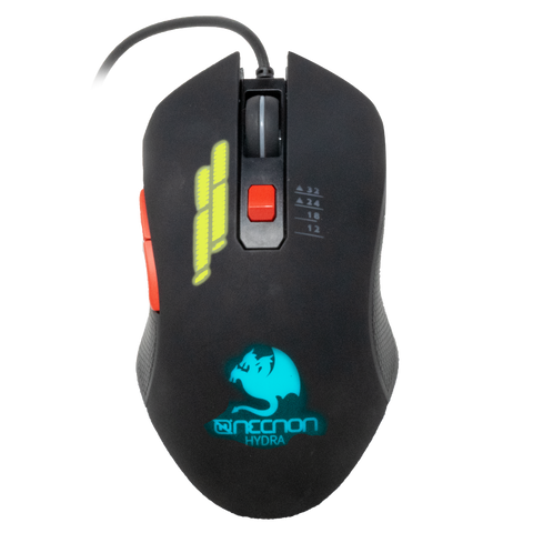 Mouse Gaming  Necnon Ngm-Hydra Rgb 6 Botones, 3200 Dpi, Usb 2.0, Negro, Ncgmhy01rg Mouse Gaming  Necnon Ngm-Hydra Rgb 6 Botones, 3200 Dpi, Usb 2.0, Negro, Ncgmhy01rg