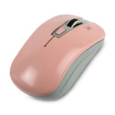 Mouse Optico Inalambrico Essentials 800 A 1600 Dpi Perfect Choice Rosa