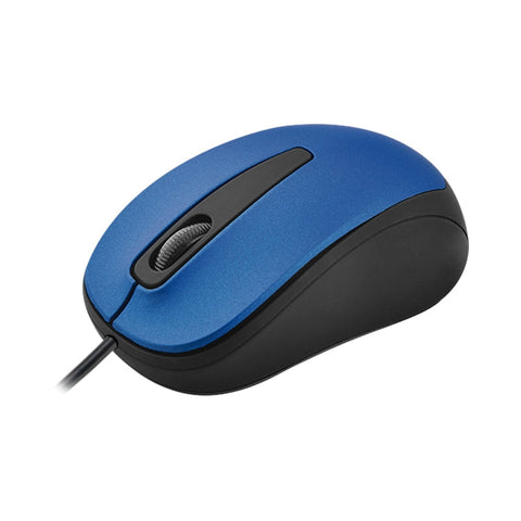 Mouse Optico Quaroni Alambrico Color Azul 1200 Dpi Mouse Optico Quaroni Alambrico Color Azul 1200 Dpi
