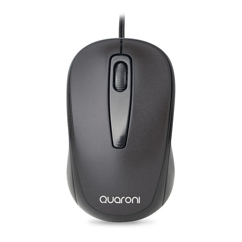 Mouse Optico Quaroni Alambrico Color Negro 1200 Dpi Mouse Optico Quaroni Alambrico Color Negro 1200 Dpi