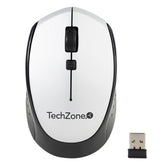 Mouse Techzone Tz19mou01-Inapl Optico Nano Usb Botones Plata