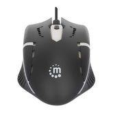 Mouse Usb Luminiscente Rgb Manhattan Negro 190206