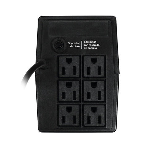 No Break, Ups Ghia 750va, 360w, 6 Contactos, Con Regulador Y Supresor De Picos No Break, Ups Ghia 750va, 360w, 6 Contactos, Con Regulador Y Supresor De Picos