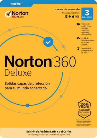 Norton 360 Deluxe 3dv 1yr (21414731) Norton 360 Deluxe 3dv 1yr (21414731)