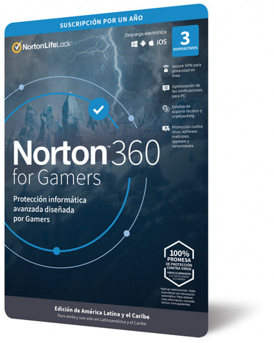 Norton 360 For Gamers / Total Security 3dv 1yr (Tmnr-023) Norton 360 For Gamers / Total Security 3dv 1yr (Tmnr-023)
