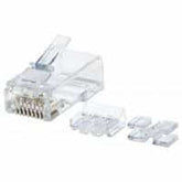 Plug Intellinet Rj45 Cat 6a Utp Solido Pro 80 Pza Oro 50 Micras 790550