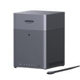 NAS UGREEN NASync DH4300PLUS | 4 Bahías SATA | Procesador RK3588C 8 GB RAM | 2.5GbE Puerto | HDMI 4K | USB 3.2 Type-C | RAID 0/1/5/6/10 | Acceso Remoto UGREENlink