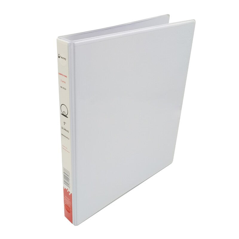 Carpeta Nextep Vinil Aro O Medida 1"" Tamaño Carta Color Blanco, Ne-013U