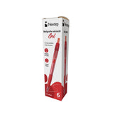 Boligrafo Gel Retractil Nextep Mediano 0.7Mm Color Rojo C/6 Ne-062R