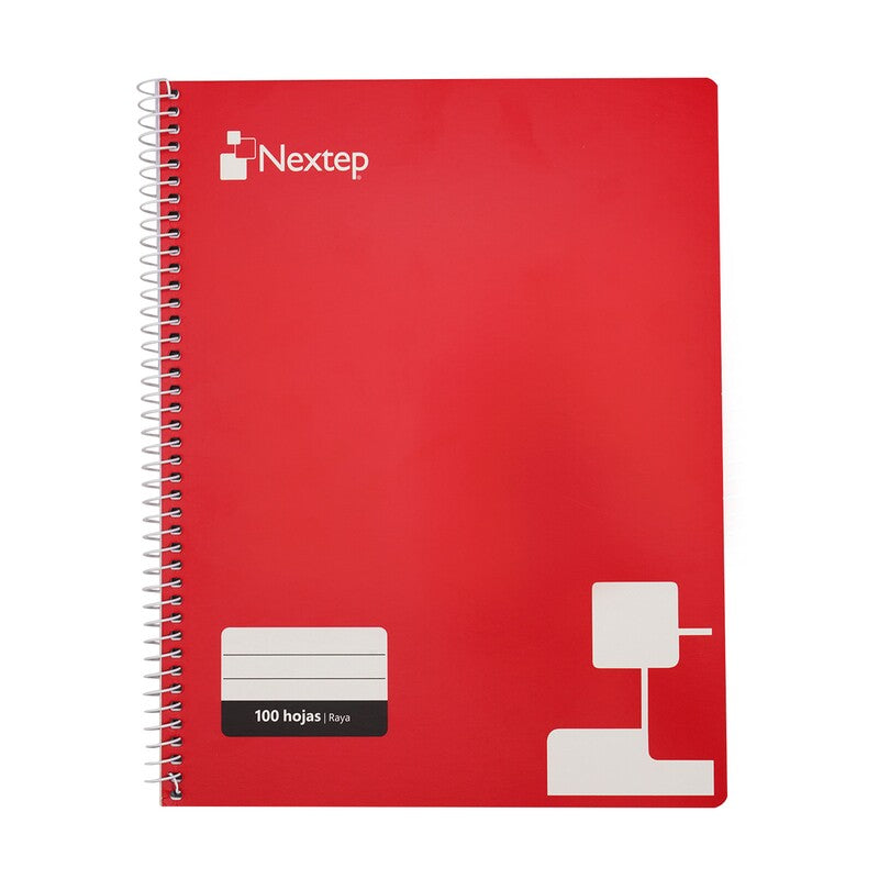 Cuaderno De Raya Profesional Nextep 100 Hojas Espiral, Ne-007R