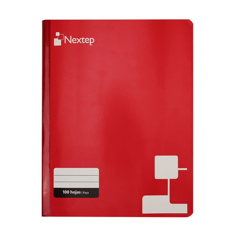 Cuaderno De Raya Profesional Nextep 100Hojas Estilo Cocido, Ne-008R