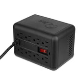 Regulador De Voltaje Qian Baoshan Qba-2K08R 2000Va, 1000W 8Contactos 2Usb