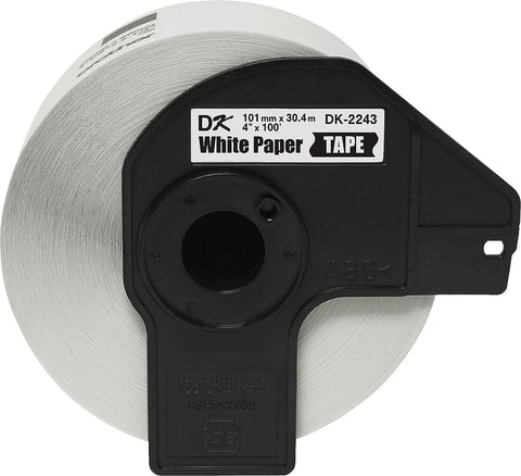 Rollo Etiqueta Brother Dk2243 Continua Negro sobre Blanco 101mm X 30.4m Rollo Etiqueta Brother Dk2243 Continua Negro sobre Blanco 101mm X 30.4m