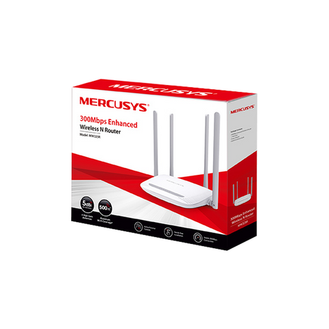 Router N300 Mercusys 4 Antenas, Mw325r Router N300 Mercusys 4 Antenas, Mw325r