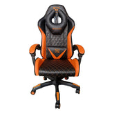 Silla Gamer Necnon Ngs-01 Foam Cojín Lumbar Cabecera, Negro Y Naranja - Nbsg0129c4