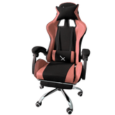 Silla Gamer Xzeal Con Reposa Pies Color Rosa (Xzsxz52p)