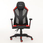 Silla Gamer Xzeal Rojo Malla, Foam, 150° Giro, Ergonomico (Xzsxz30r)