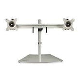 Soporte De Escritorio Para 2 Monitores - Soporte Ergonomico De Sobremesa Para 2 Monitores De 24 Con Montaje Vesa - Con Mastil - Plata - Startech.Com Modelo, Armduoss