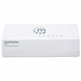 Switch Ethernet Manhattan 5 Puertos Blanco 560672