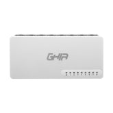 Switch Ghia 8 Puertos Rj45 10, 100 Mbps No Administrable Auto Mdi, Mdix Half Full Duplex