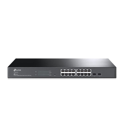 Switch Int Jet Stream De 16 Puertos Giga Con 2 Ranuras Sfp - Tl-Sg2218 Switch Int Jet Stream De 16 Puertos Giga Con 2 Ranuras Sfp - Tl-Sg2218