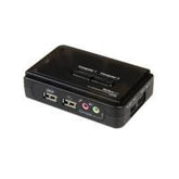 Switch Juego Conmutador Kvm De 2 Puertos Todo Incluido - Usb - Audio Y Video Vga - 2x Usb A Hembra - 2x Mini Usb B Hembra - Hd15 Macho - Startech.Com Modelo Sv211kusb