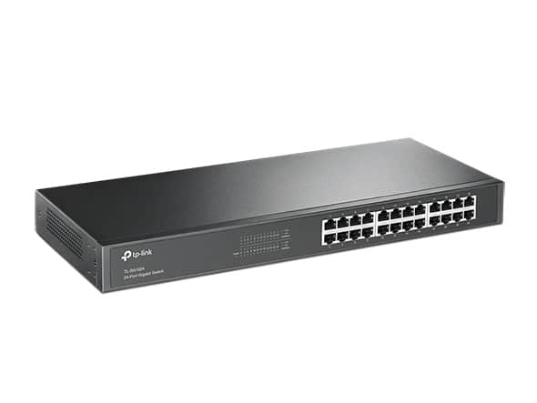 Switch Rack Tp-Link, 24 Puertos Giga, Save Energy 40% - Tl-Sg1024