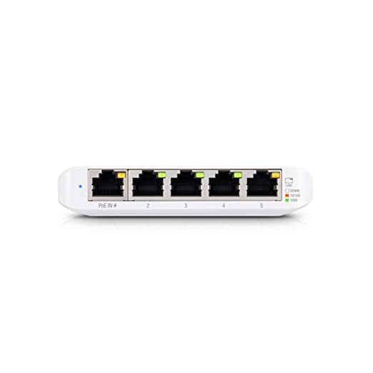 Switchunifi Administrable 5puertos 10, 100, 1000mbps Soporta Entrada Poe(Usw-Flex-Mini)