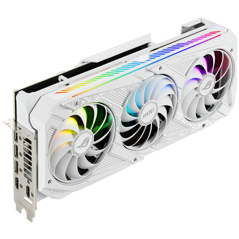 Tarjeta De Video Asus Rog-Strix-Rtx3080-O10g-White-V2 Oc 10gb Gddr6x Tarjeta De Video Asus Rog-Strix-Rtx3080-O10g-White-V2 Oc 10gb Gddr6x